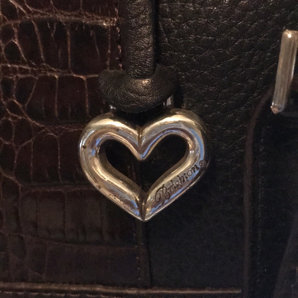 Authentic Large Leather Brighton For Business Bag - image 4